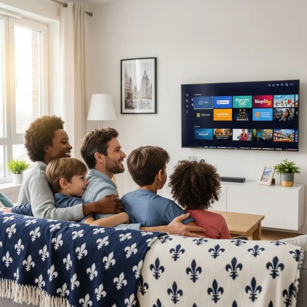 IPTV Quebec French and English bilingual channels for Quebec families