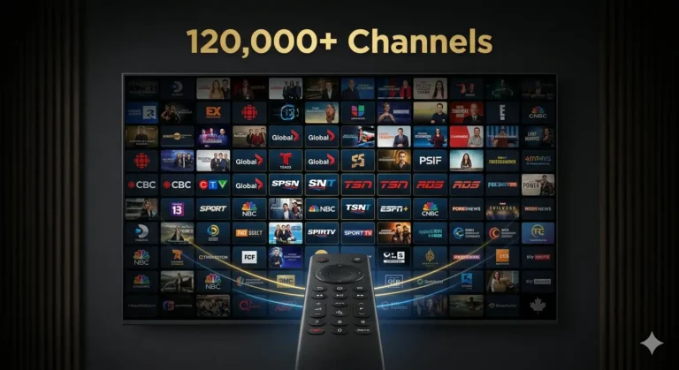 IPTV Canada channels list 2026 — 120000 channels Royal Stream IPTV