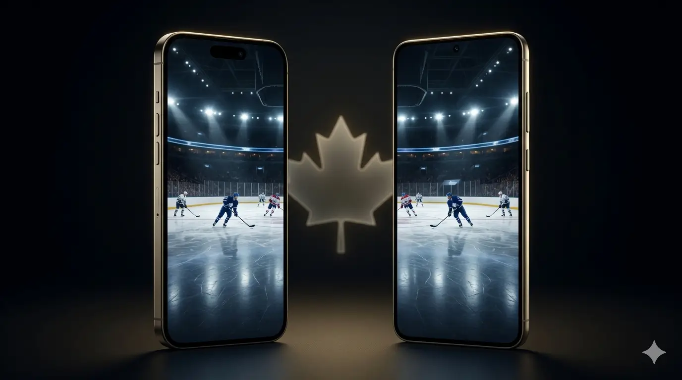 IPTV Canada for iPhone and Android 2026 — live hockey streaming on mobile