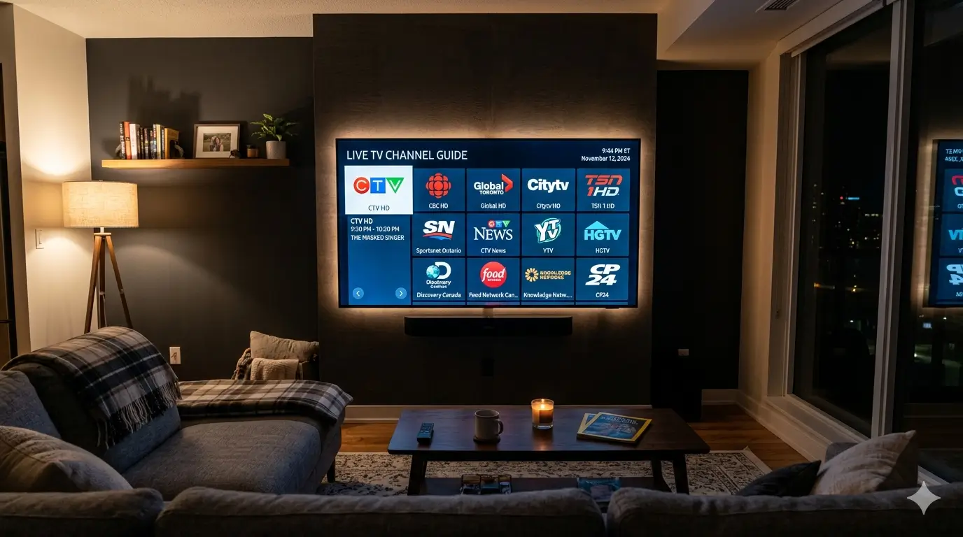IPTV Canada for Smart TV 2026 — live Canadian channels on Samsung TV