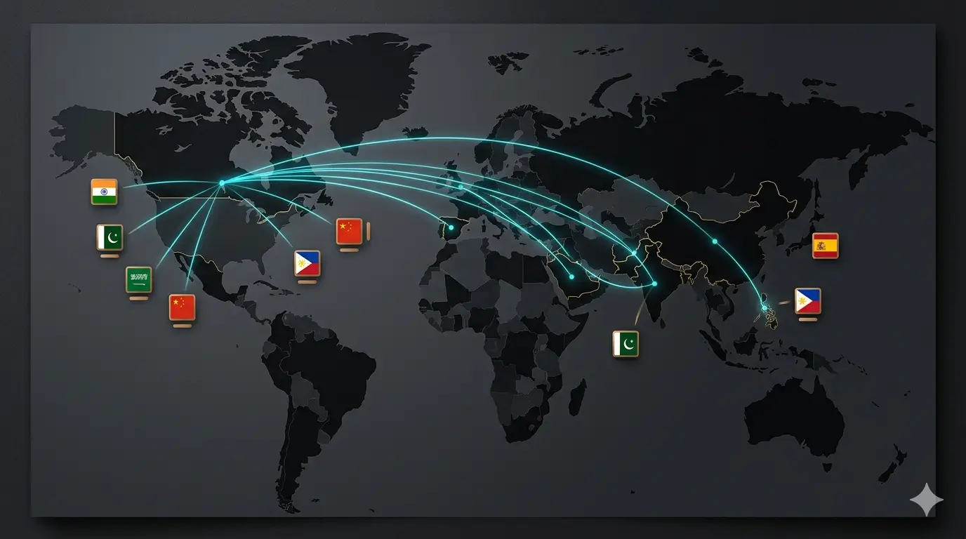 IPTV international channels Canada — South Asian Arabic Chinese Filipino