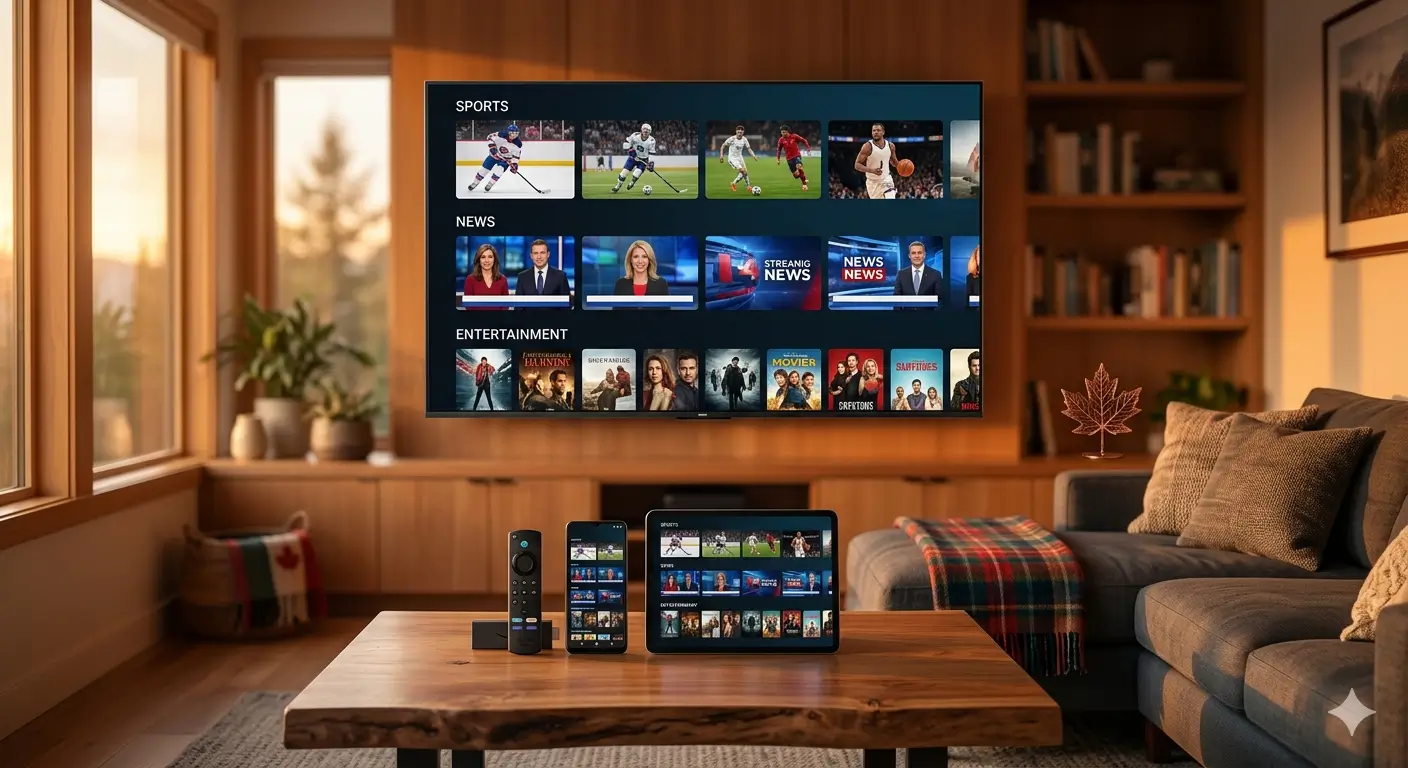 IPTV Canada installation tutorial 2026 — setup on TV phone tablet and Fire Stick