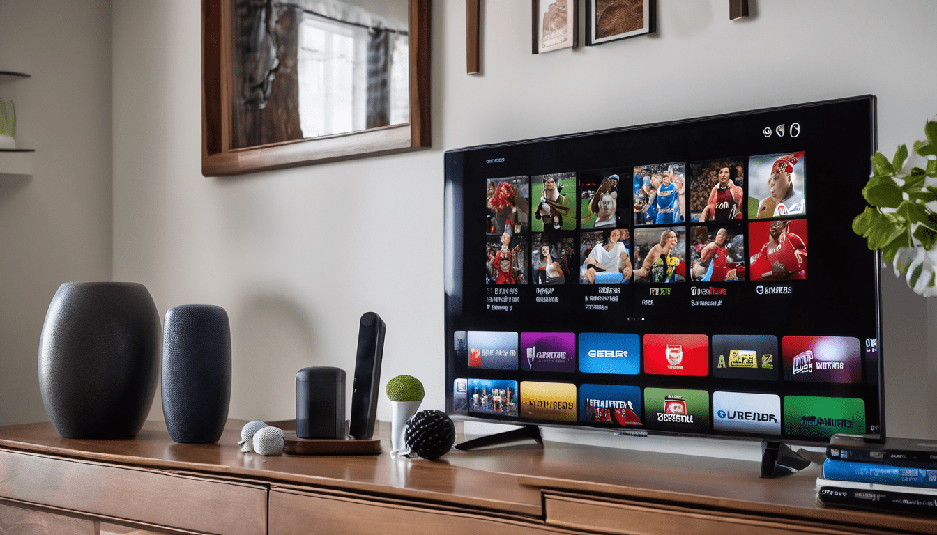 IPTV TSN Canada devices — Android TV, Firestick, smartphone, and smart TV all streaming TSN and RDS simultaneously