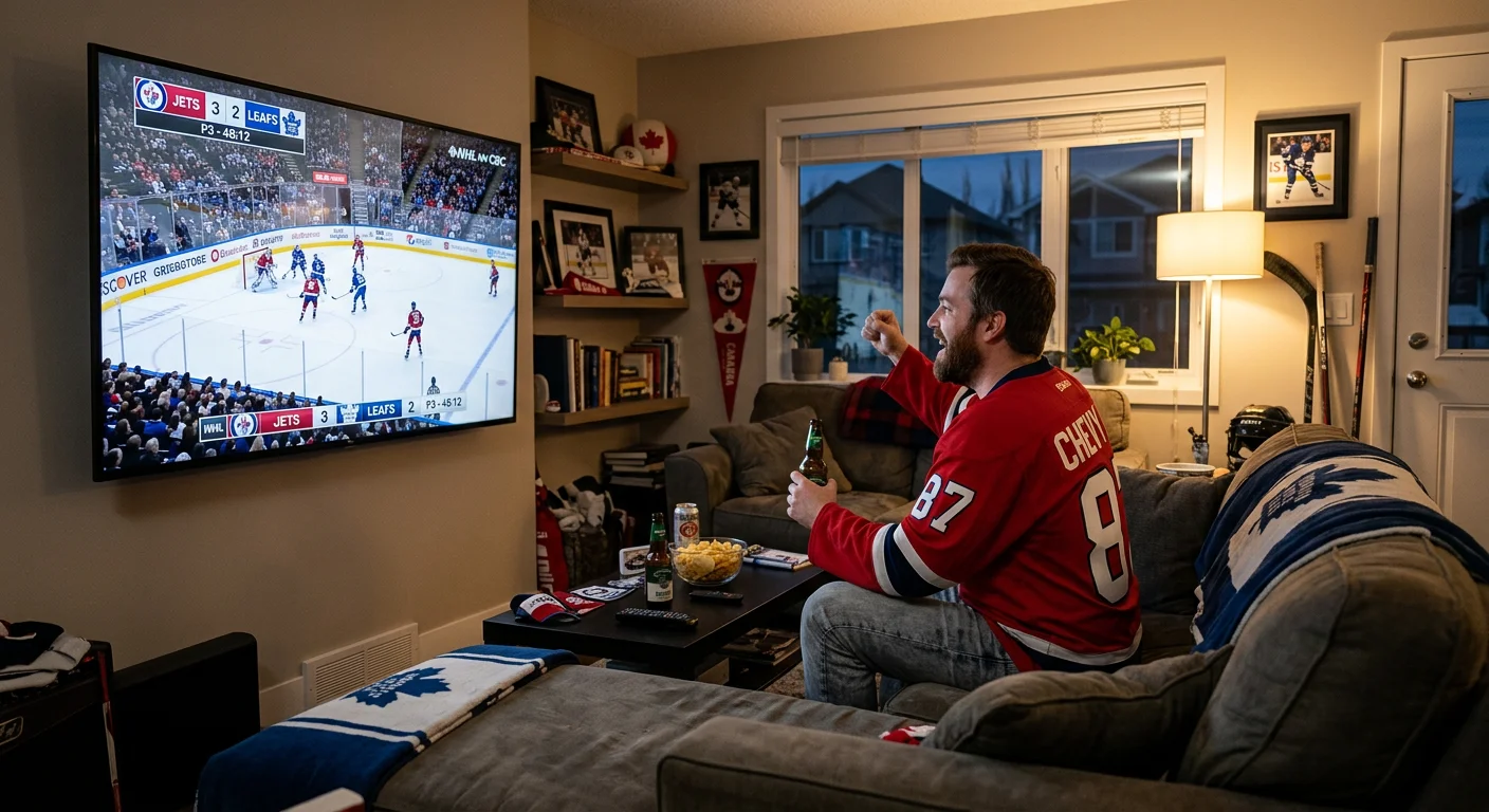Live NHL hockey streaming on IPTV Canada Sportsnet TSN
