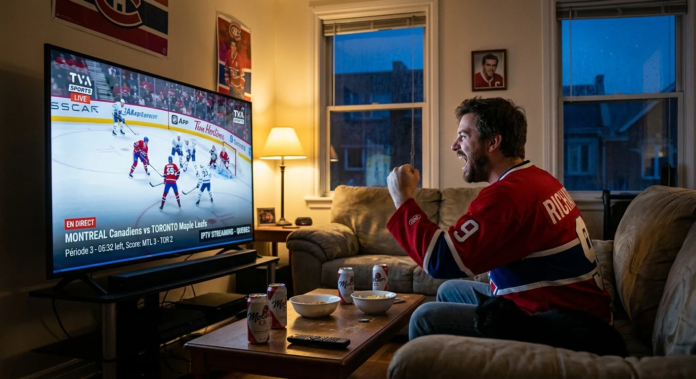 Regarder les matchs du Canadien de Montréal en direct via IPTV Québec - TVA Sports