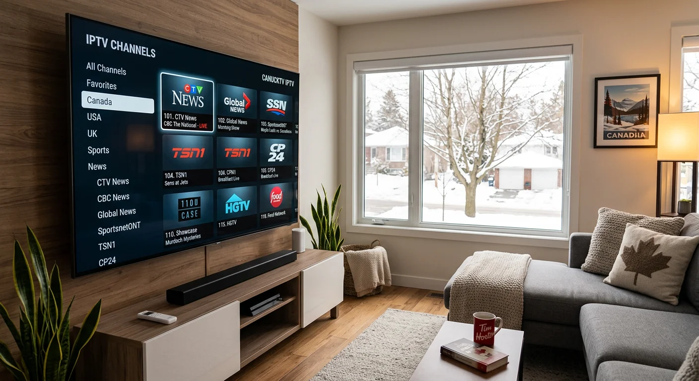 IPTV Samsung Smart TV Canada setup - SS IPTV app on Samsung television