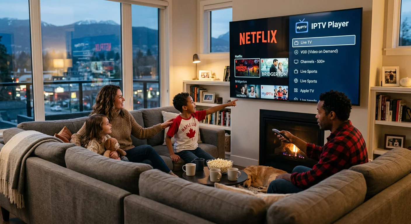 IPTV vs Netflix Canada comparison 2026 - which streaming service is better for Canadians