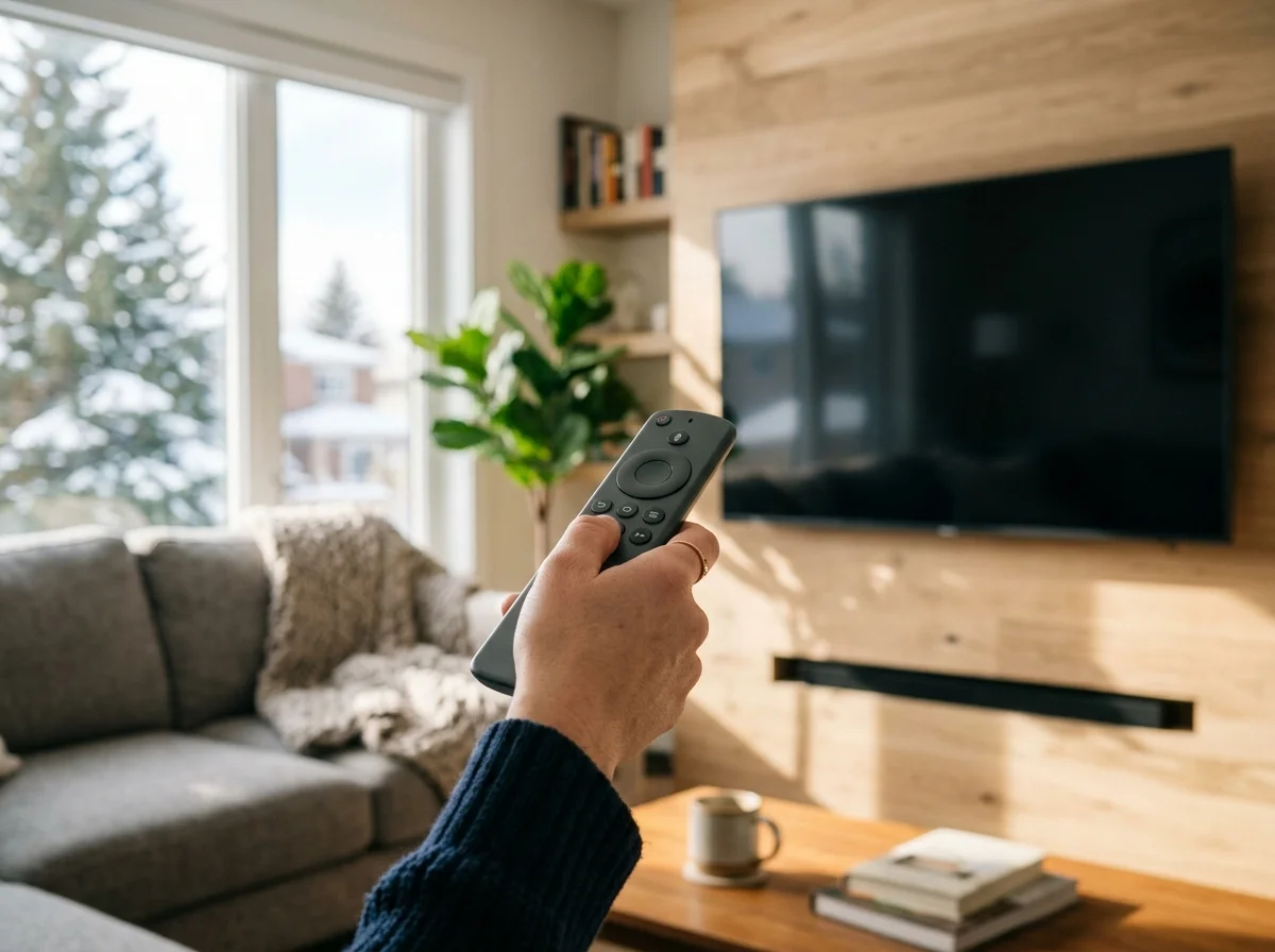Choosing the right IPTV plan with a TV remote in hand